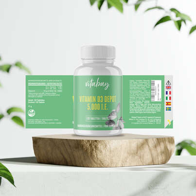 Vitabay Vitamin D3 Depot 5.000 I.E. Tabletten, A-Nr.: 5877759 - 05