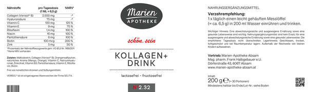 MARIEN KOLLAGEN+ DRINK, 200g, A-Nr.: 8058855 - 03