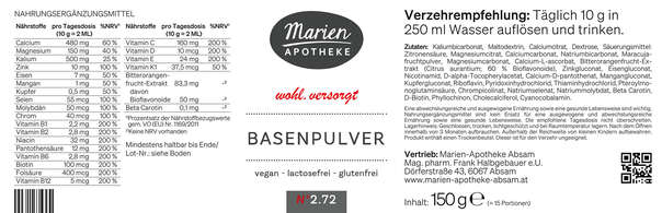 MARIEN BASENPULVER, 150g, A-Nr.: 8059056 - 03