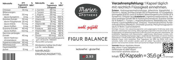 MARIEN FIGUR BALANCE, 60 Kapseln, A-Nr.: 8059197 - 03