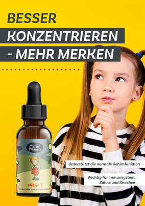 MARIEN OMEGA 3 FLÜSSIG, DHA und EPA aus Algenöl, A-Nr.: 8061024 - 02