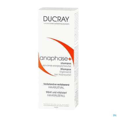 Sie sehen eine Packung Ducray Anaphase+ Ergänzungs-shampoo Gegen Haarausfall 200ml, Produktbild: 04 Ducray Anaphase+ Ergänzungs-shampoo Gegen Haarausfall 200ml, A-Nr.: 4541046 - 04