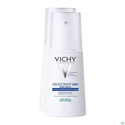 Vichy Deodorant Pumpzerstaeuber Herbwuerzig 2x100 200ml, A-Nr.: 4736270 - 01