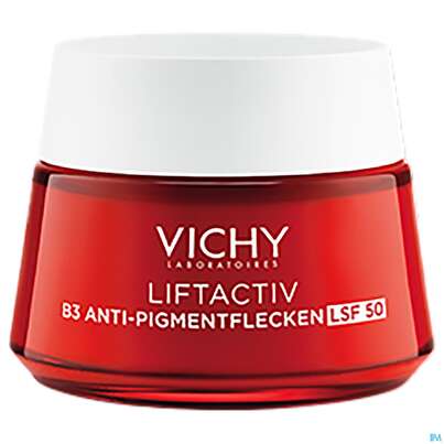 Sie sehen eine Packung Vichy Liftactiv B3 Anti-pigmentflecken Creme Lsf50 50ml, Produktbild: 11 Vichy Liftactiv B3 Anti-pigmentflecken Creme Lsf50 50ml, A-Nr.: 5662504 - 11