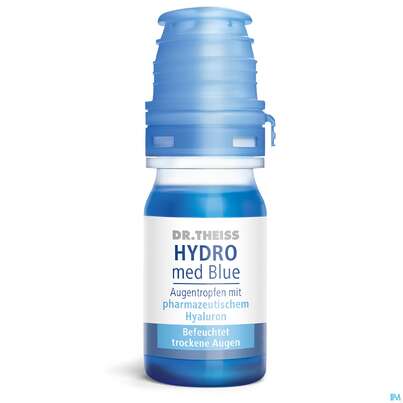 Sie sehen eine Packung Augentropfen Dr.theiss Hydro Med Blue 10ml, Produktbild: 06 Augentropfen Dr.theiss Hydro Med Blue 10ml, A-Nr.: 5680471 - 06