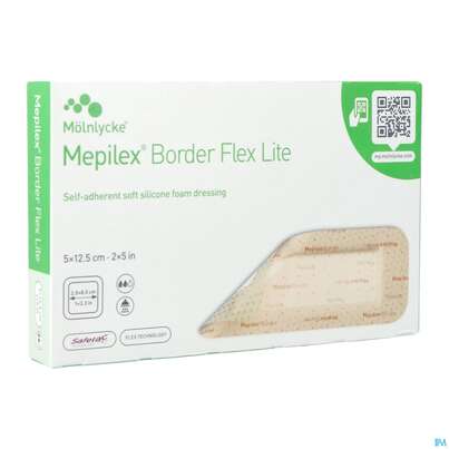 Wundverband Mepilex Silikon Border/flex/lite 5x 12,5cm 5st, A-Nr.: 3067826 - 02