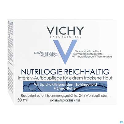 Vichy Nutrilogie Reichhaltig Extrem Trockene Haut 50ml, A-Nr.: 2605262 - 02