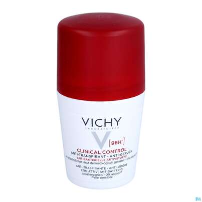 Vichy Deodorant Antitranspirant/roll-on Clinical Contr 96h 50ml, A-Nr.: 5571575 - 02