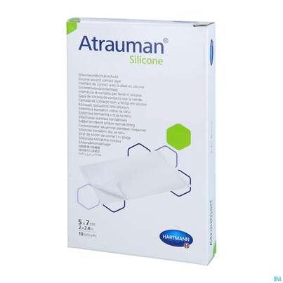 Wundauflagen Atrauman Silicone 5x 7cm 10st, A-Nr.: 4522095 - 02