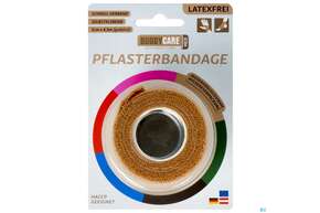 Buddycare Pflasterbandage Med Latexfrei Flexibel Kohaesiv 5cmx 4,5m Hautfarben 1st, A-Nr.: 5289399 - 01