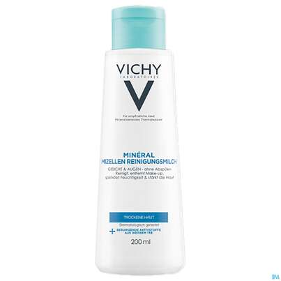 Vichy Purete Thermale Mineral/mizellenmilch Trockene Haut 200ml, A-Nr.: 5178895 - 01