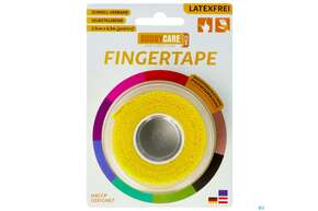 Tape Buddycare Med Finger Latexfrei Flexibel Kohaesiv. 2,5cmx 4,5m Gelb 1st, A-Nr.: 4781135 - 01