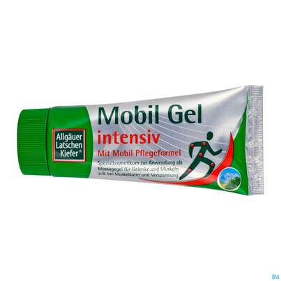 Sie sehen eine Packung Allgäuer Latschenkiefer Mobil Gel Intensiv 100ml, Produktbild: 03 Allgäuer Latschenkiefer Mobil Gel Intensiv 100ml, A-Nr.: 3832758 - 03
