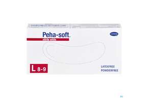 Untersuchungshandschuhe Peha/soft/puderfrei Nitrile Unsteril White L 100st, A-Nr.: 3994107 - 01