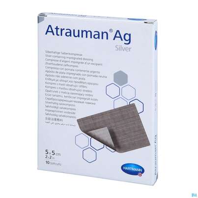 Wundauflagen Atrauman/ag 5x 5cm 10st, A-Nr.: 2991822 - 05