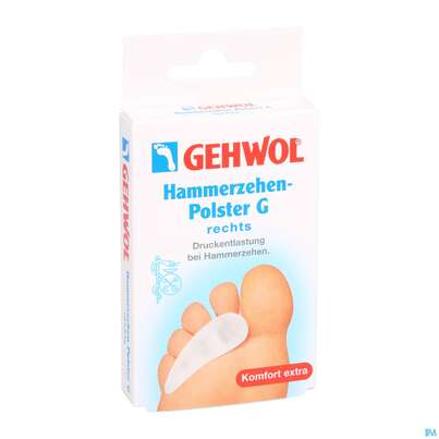 Gehwol Hammerzehenpolster/g Rechts/textilfrei Nr 64188 1st, A-Nr.: 1656636 - 02