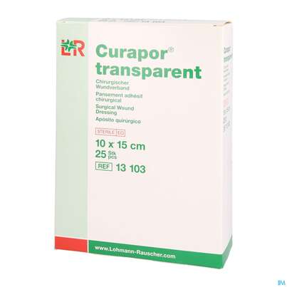 Wundverband Curapor Steril Transparent 10x 15cm 25st, A-Nr.: 2850240 - 02