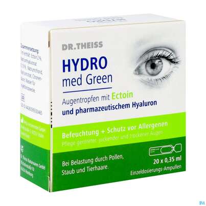 Augentropfen Dr.theiss Hydro Med Green +ectoin/0,35ml 20st, A-Nr.: 5733701 - 04