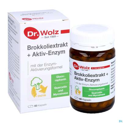 Dr.wolz Brokkoliextrakt Kapseln +aktiv-enzym 60563 60st, A-Nr.: 5133705 - 05