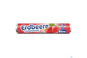 Bloc Traubenzucker Rollen Erdbeere 42g, A-Nr.: 1372040 - 01