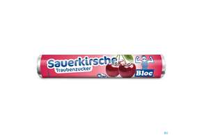 Bloc Traubenzucker Rollen Sauerkirsch 42g, A-Nr.: 0753277 - 01