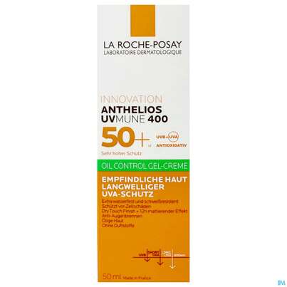 Sonnenprodukte La Roche Posay Anthelios/oil Control Gel-creme Uv400 Lsf50+ 50ml, A-Nr.: 5709938 - 01