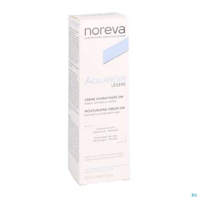 Sie sehen eine Packung Noreva Aquareva Creme 40ml, Produktbild: 05 Noreva Aquareva Creme 40ml, A-Nr.: 4094995 - 05