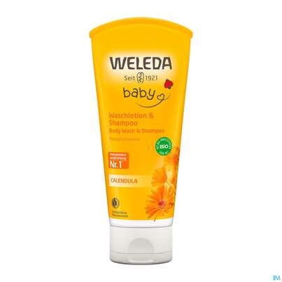 Weleda Calendula Waschlotion +shampoon 200ml, A-Nr.: 3190395 - 03