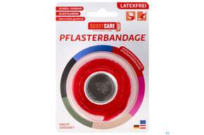 Buddycare Pflasterbandage Med Latexfrei Flexibel Kohaesiv 5cmx 4,5m Rot 1st, A-Nr.: 5289407 - 01