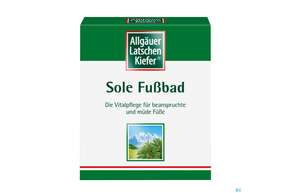 Allgaeuer Latschenkiefer Sole-fussbad 10x10 100g, A-Nr.: 0864574 - 01