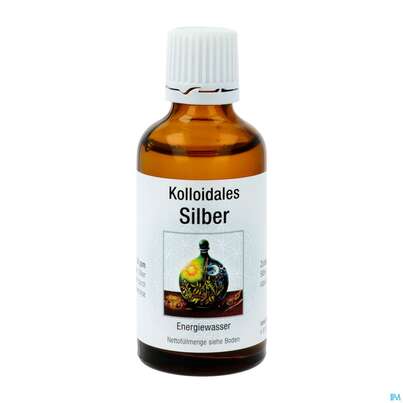 Silberkolloid Kolliodales Silber 25ppm Durch Elektrolyse Silberwasser 25ppm 50ml, A-Nr.: 3939108 - 02