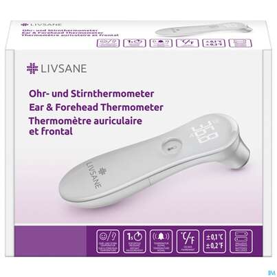 Thermometer-fieber Ohr/stirn Livsane Infrarot 1st, A-Nr.: 5359622 - 01