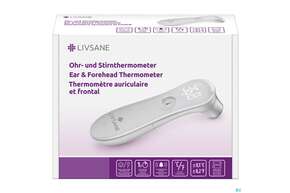 Thermometer-fieber Ohr/stirn Livsane Infrarot 1st, A-Nr.: 5359622 - 01