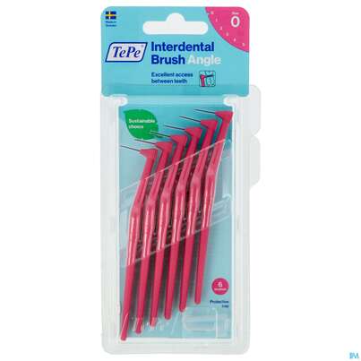 Tepe Interdentalbuersten Angle 0,4mm Pink 6st, A-Nr.: 3793260 - 01