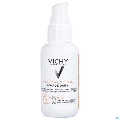 Sonnenprodukte Vichy/capital Soleil Gesichtscreme Uv-age Lsf50+ Getoent Tt He 40ml, A-Nr.: 5470199 - 05