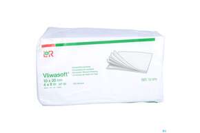 Vlieskompressen Vliwasoft 4fach/unsteril Lose 10x 20cm 100st, A-Nr.: 1017020 - 01