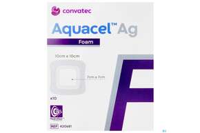 Convatec Aquacel Ag Foam (7x7 Cm) 10x10 Cm, A-Nr.: 4154154 - 01