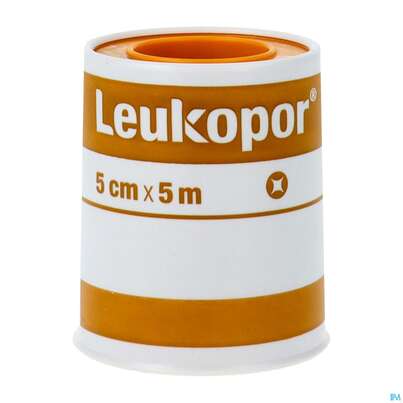 Wundpflaster Leukopor Rollenpflaster 5mx 5cm 0247400 1st, A-Nr.: 5020556 - 02