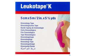 Tape Kinesiologisch Leukotape K 5mx 5cm Pink 1st, A-Nr.: 3477323 - 01