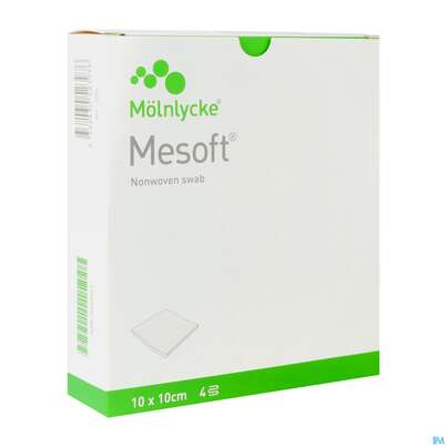 Vlieskompressen Mesoft/set Steril 10x 10cm 10x2 20st, A-Nr.: 3322767 - 04