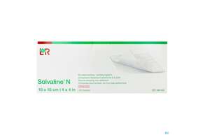 Solvaline N-kompresse Steril 10x 10cm 100st, A-Nr.: 1519744 - 01