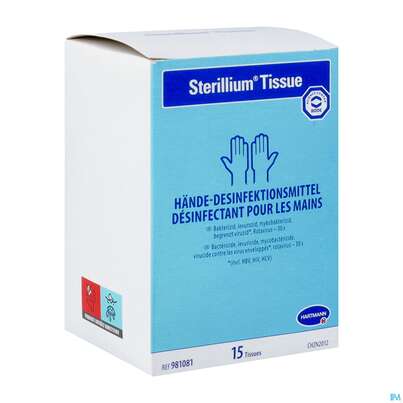 Desinfektionstuecher Sterillium -hartmann 15st, A-Nr.: 3863894 - 02