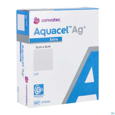 Wundauflagen Aquacel Ag+/extra +verstaerkungsfasern 5x 5cm 41356 10st, A-Nr.: 4262197 - 03