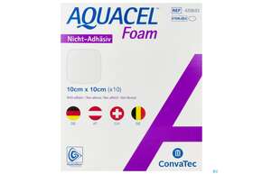 Convatec Aquacel Foam 10x10 Cm, A-Nr.: 4039186 - 01