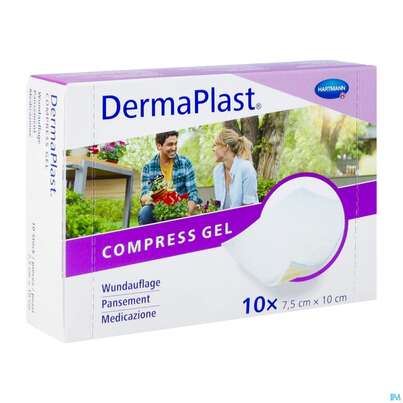 Dermaplast Compress Gel 7,5x10cm 10st, A-Nr.: 4337179 - 02