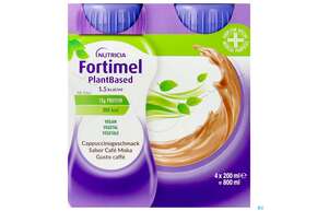 Fortimel/plantbased 200ml Trinknahrung 1,5kcal Cappuccino 4st, A-Nr.: 5699950 - 01