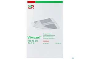 Vliwazell Saugkompresse Steril 10x 10cm 60st, A-Nr.: 3707444 - 01