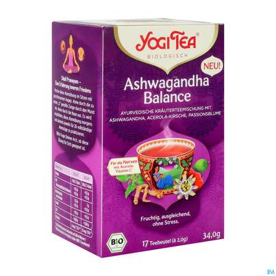 Yogi Tea Bio Ashwagandha Balance 17st, A-Nr.: 5750125 - 02