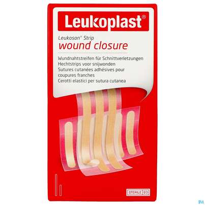 Wundverband Wundnahtstreifen/steril Leukoplast Hautfarbe Closure Strip 2gr 9st, A-Nr.: 4746736 - 01