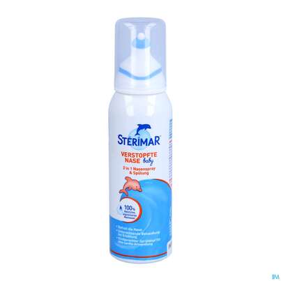 Sie sehen eine Packung Sterimar Verst Baby Na-spray 100ml, Produktbild: 02 Sterimar Verst Baby Na-spray 100ml, A-Nr.: 5714477 - 02